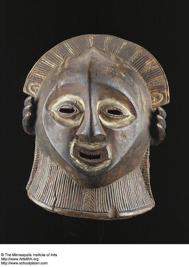 Foto luba maske kongo (19. A¥rhundre)
