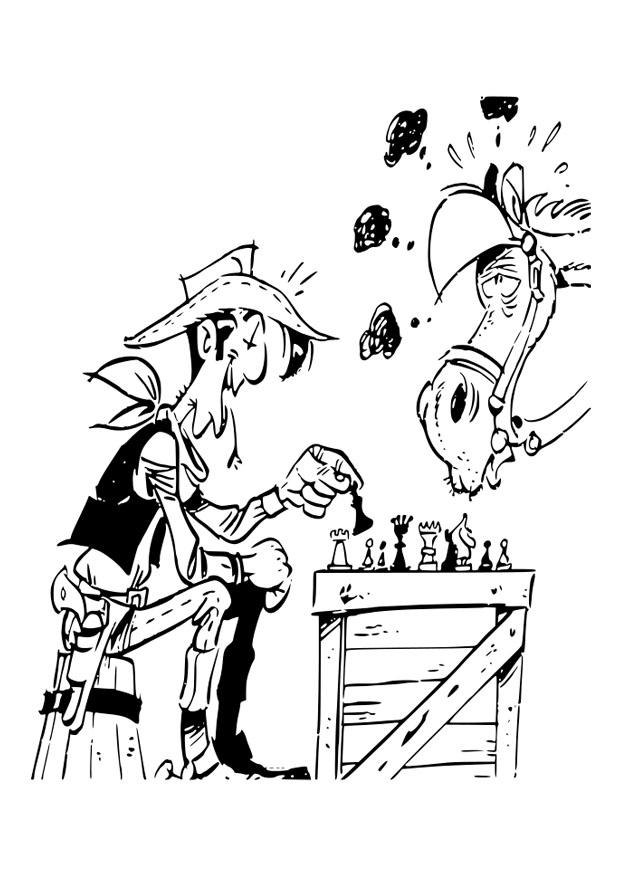 lucky luke Fargeleggingsbilde lucky luke