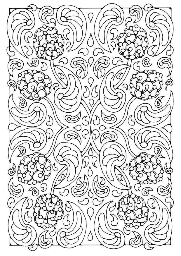 mandala 8a Fargeleggingsbilde mandala 8a