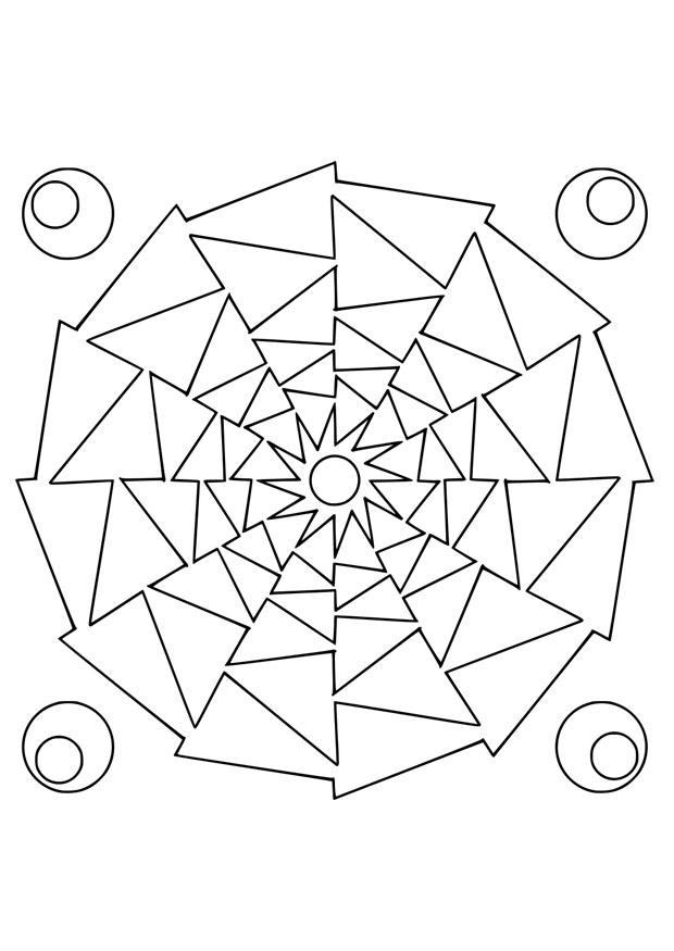 mandala13 Fargeleggingsbilde mandala13