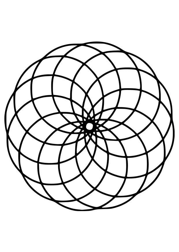 mandala14 Fargeleggingsbilde mandala14