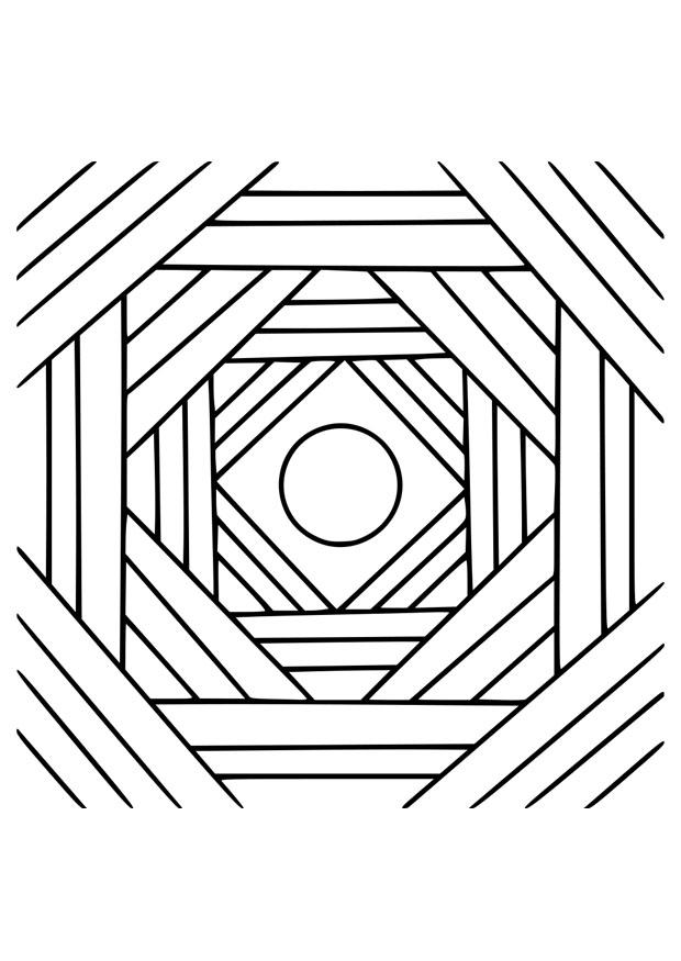 Fargeleggingsbilde mandala23