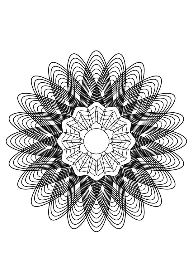 mandala28 Fargeleggingsbilde mandala28