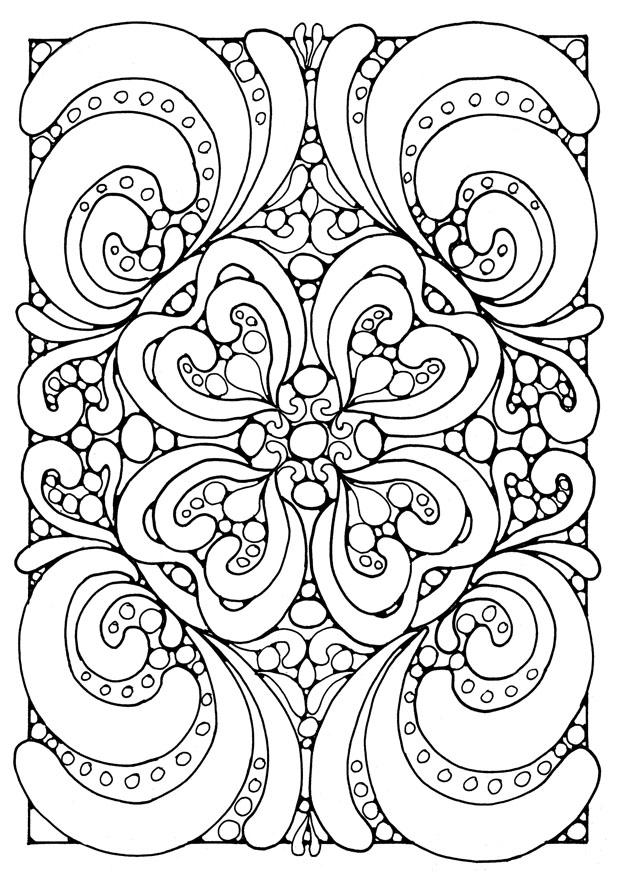 Fargeleggingsbilde mandala4a
