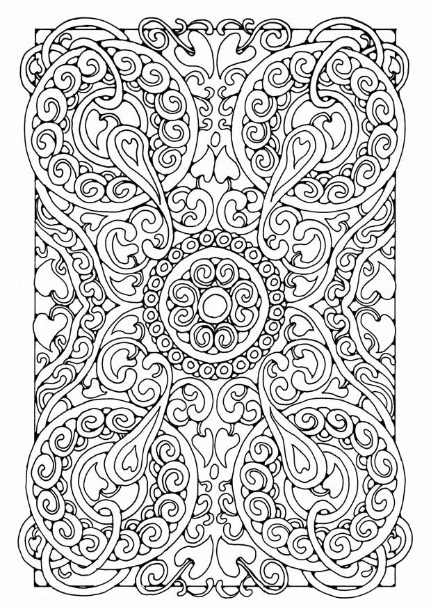 mandala5 Fargeleggingsbilde mandala5