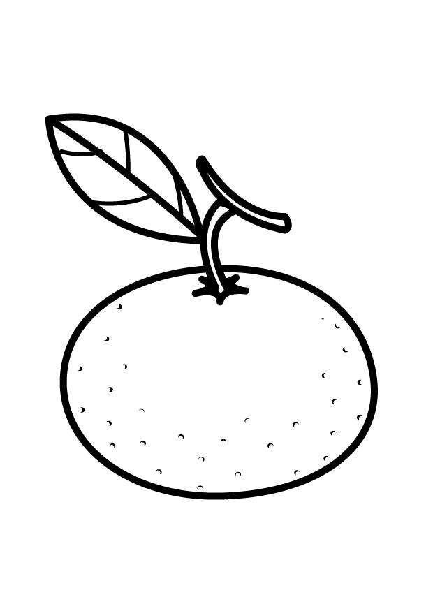 Fargeleggingsbilde mandarin