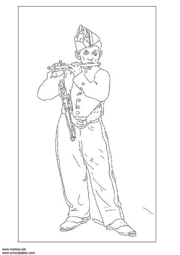 Fargeleggingsbilde manet