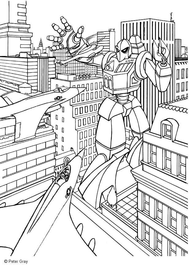 manga - transformer Fargeleggingsbilde manga - transformer
