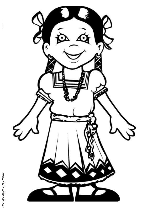 maria fra mexico Fargeleggingsbilde maria fra mexico