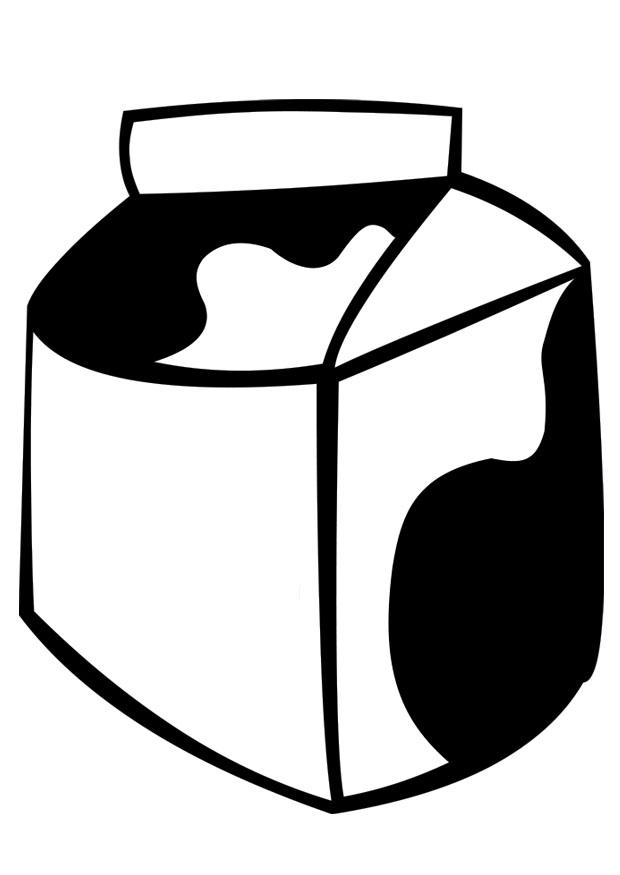 Fargeleggingsbilde melk