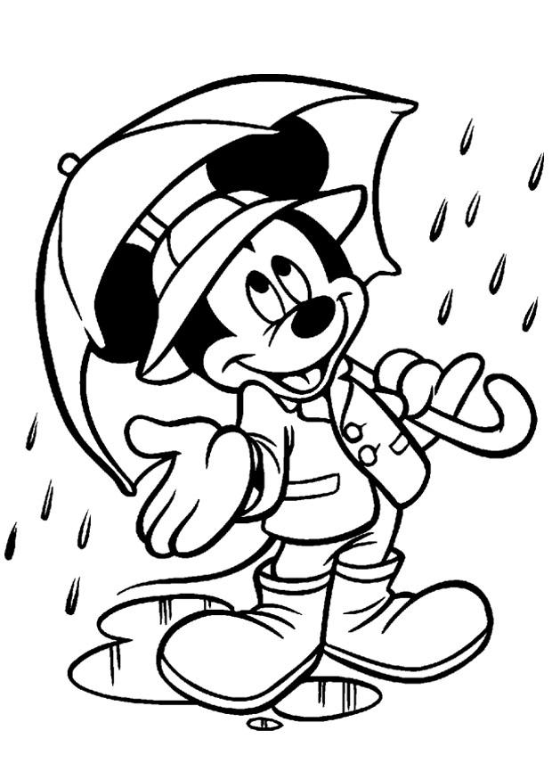 Fargeleggingsbilde mickey mouse