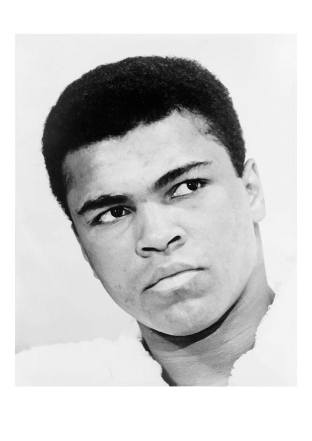 Fargeleggingsbilde mohammad ali