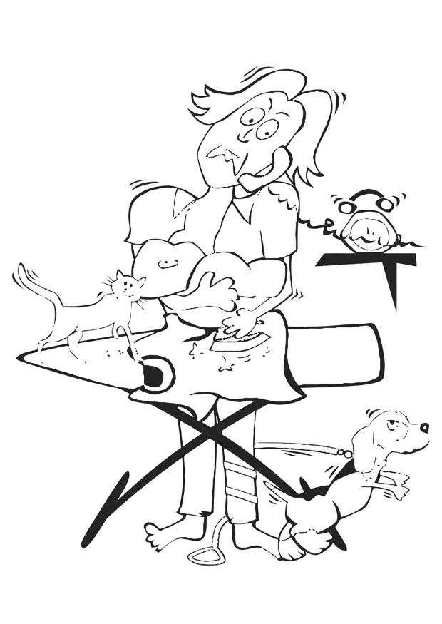 mor Fargeleggingsbilde mor