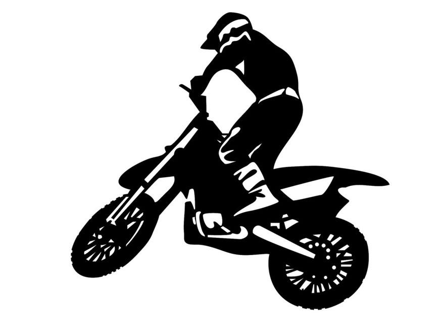 motorcross Fargeleggingsbilde motorcross