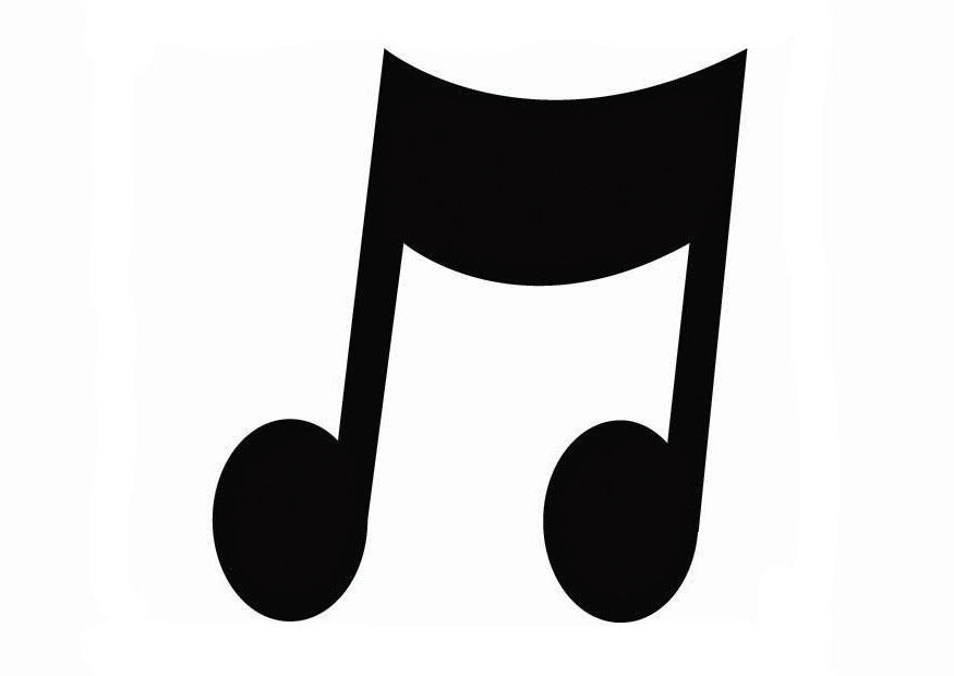 Fargeleggingsbilde musikk