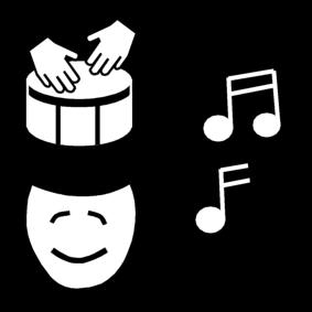 Fargeleggingsbilde musikk - A¥ uttrykke