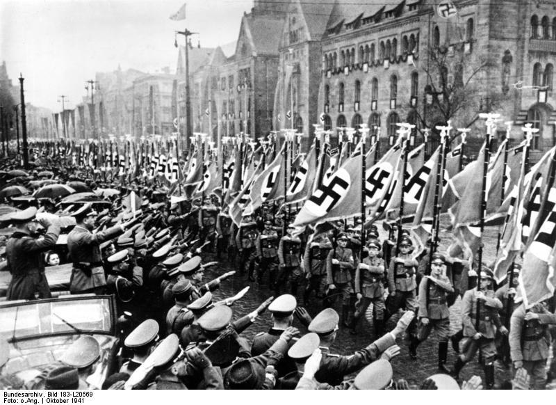 nazistisk marsj Foto nazistisk marsj