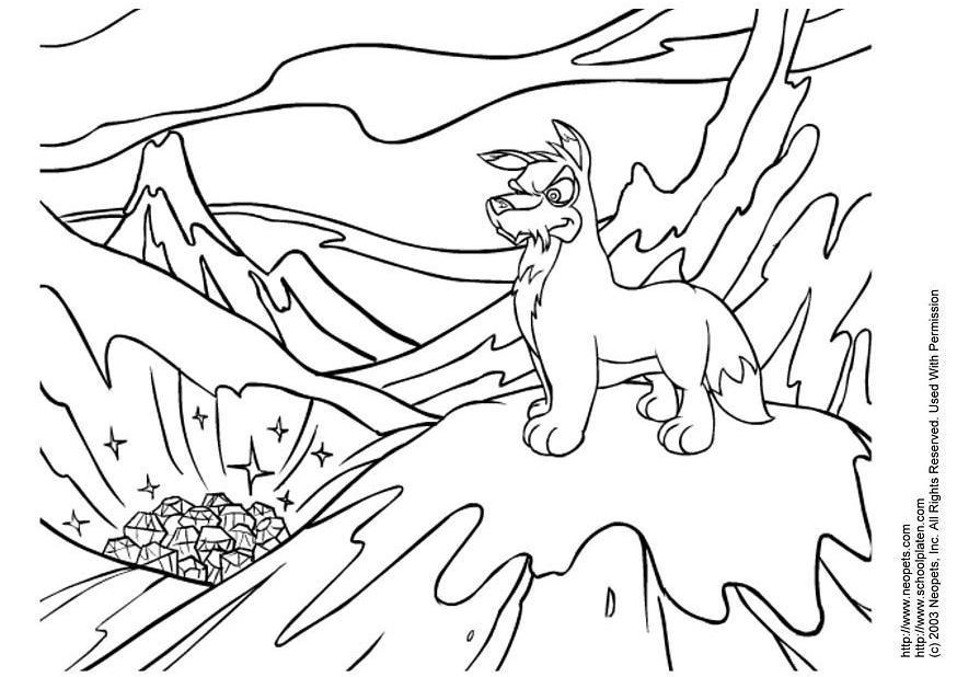 Fargeleggingsbilde neopets vinter