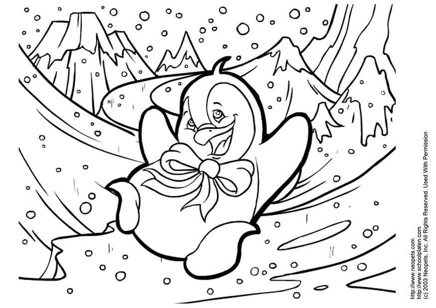 Fargeleggingsbilde neopets vinter