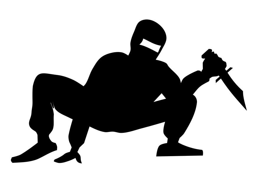 ninja Fargeleggingsbilde ninja