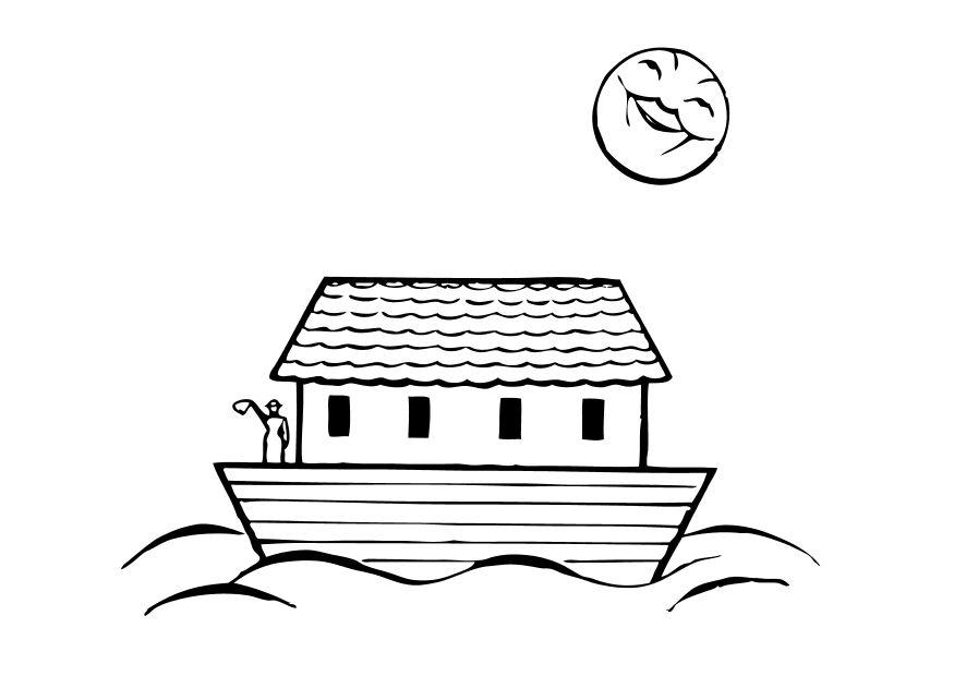 noahs ark Fargeleggingsbilde noahs ark