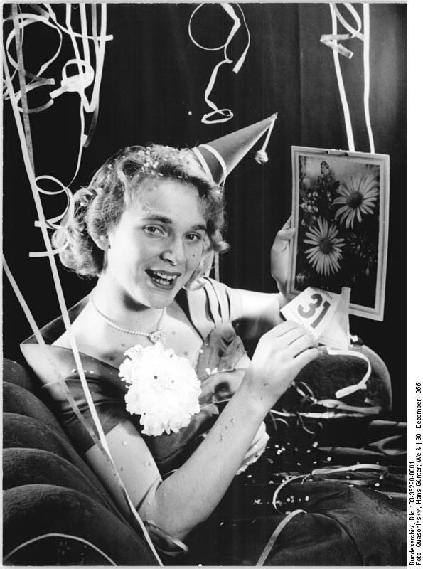 nyttA¥rsaften 1956 Foto nyttA¥rsaften 1956
