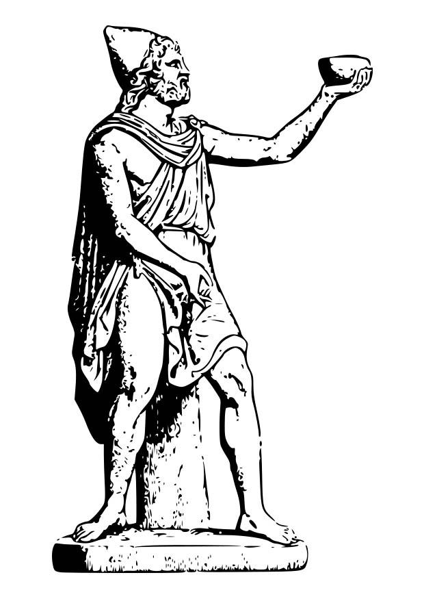 Fargeleggingsbilde odysseus