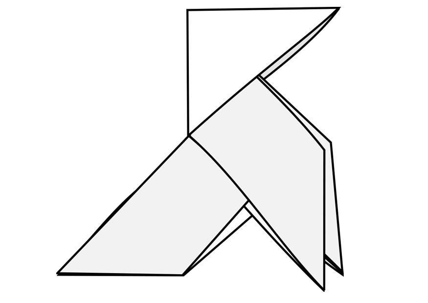 origami Fargeleggingsbilde origami