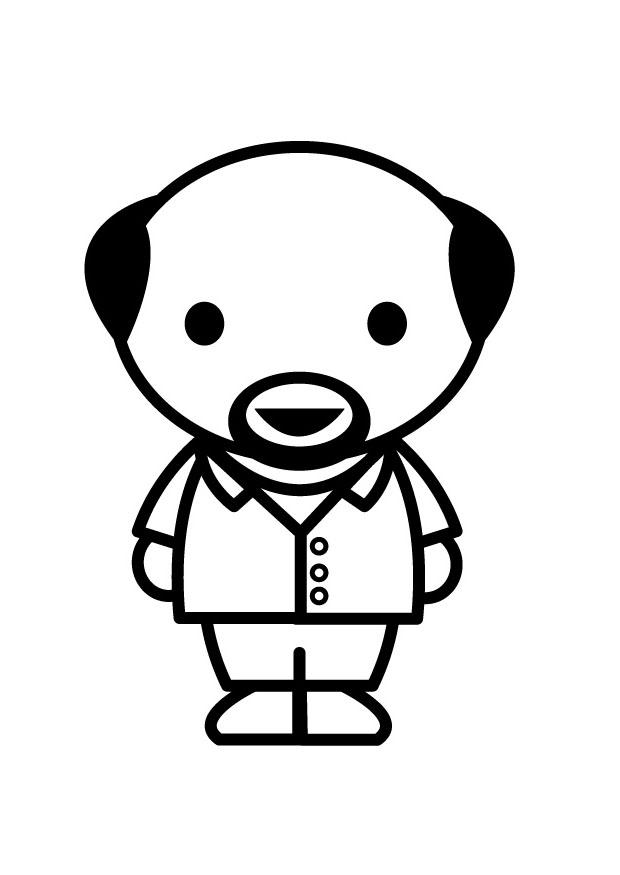 Fargeleggingsbilde pappa