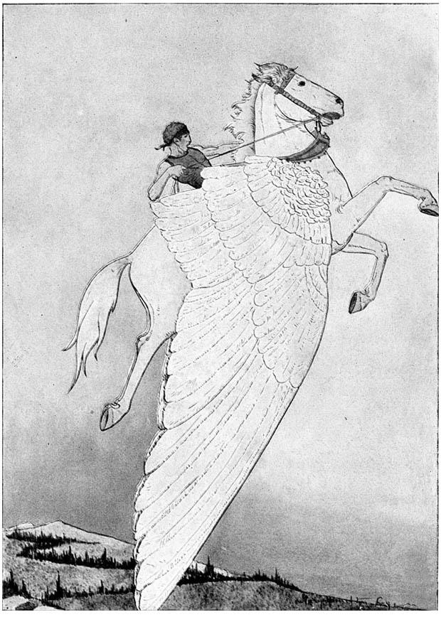 Fargeleggingsbilde pegasus
