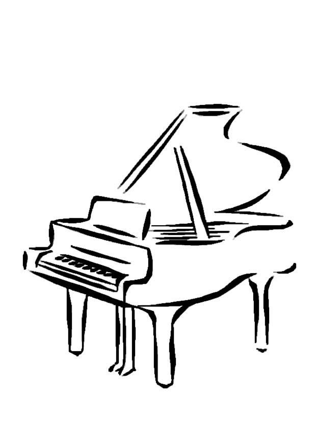 piano Fargeleggingsbilde piano