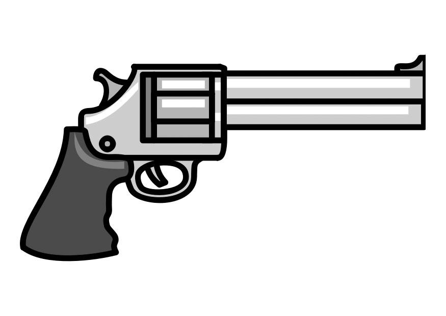 Fargeleggingsbilde pistol