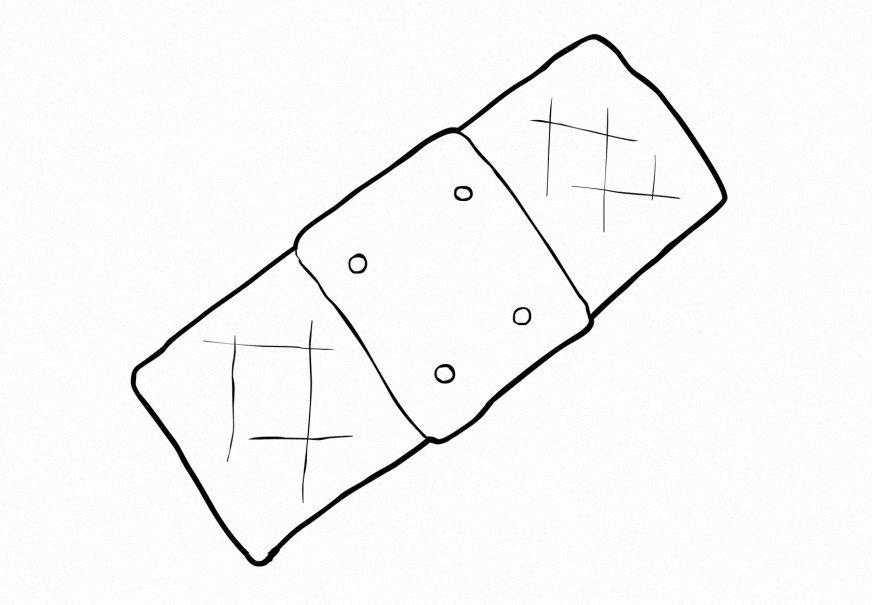 Fargeleggingsbilde plaster