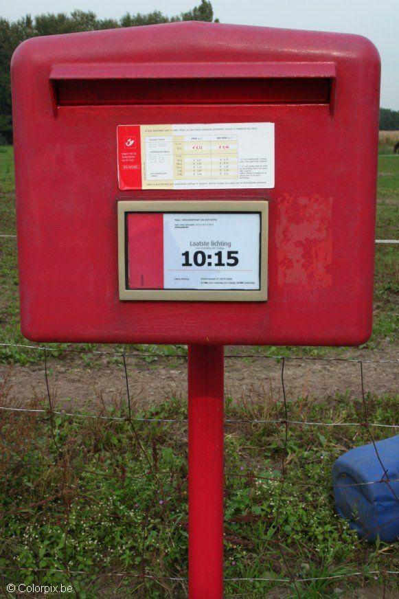 postkasse i belgia Foto postkasse i belgia