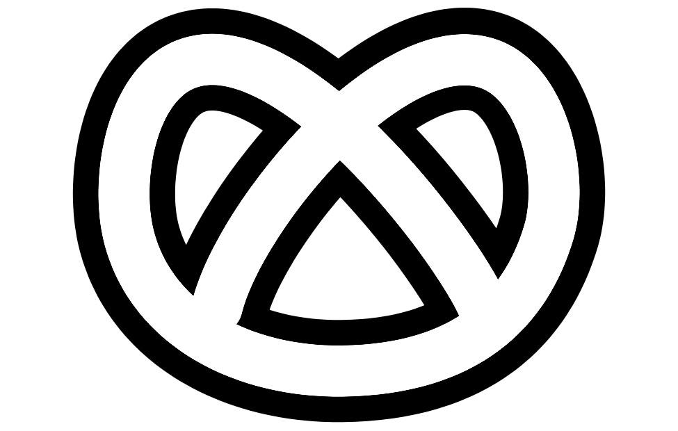 Fargeleggingsbilde pretzel