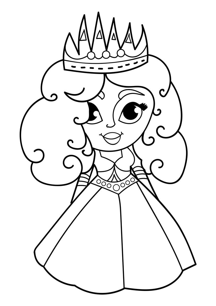 prinsesse Fargeleggingsbilde prinsesse
