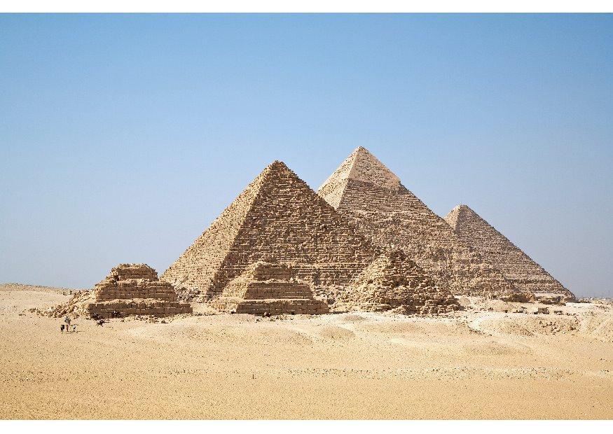 Foto pyramidene i giza