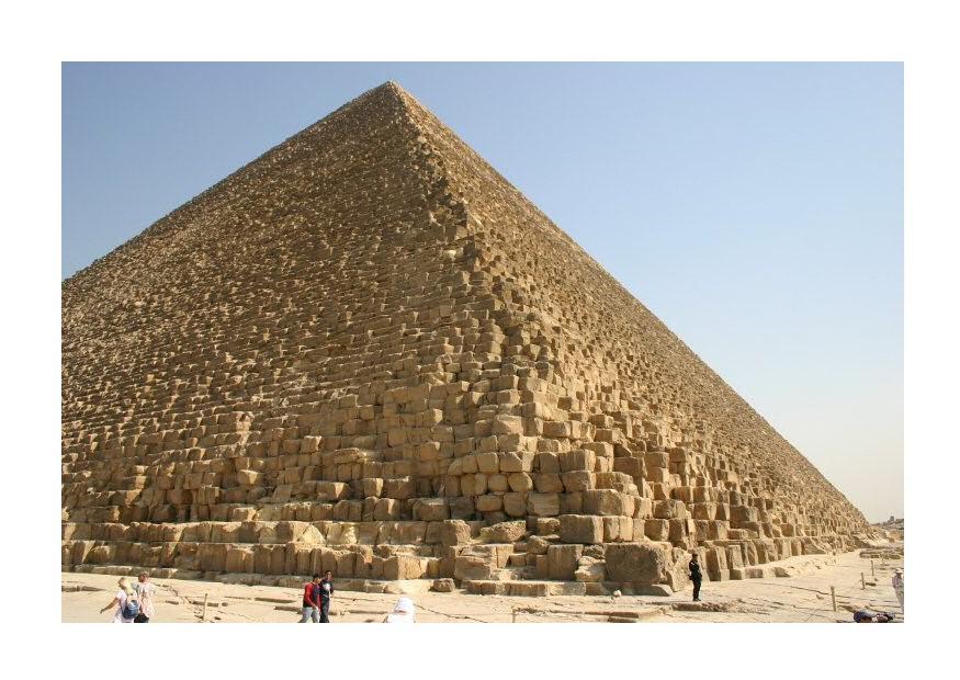 Foto pyramidene i giza