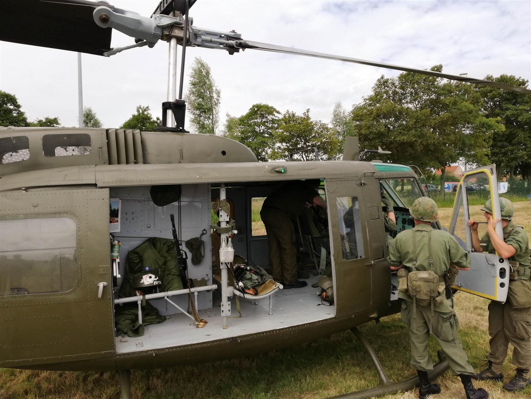 Foto reenaktment vietnam-krigen