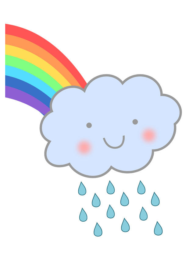 regnbue med regn bilde regnbue med regn