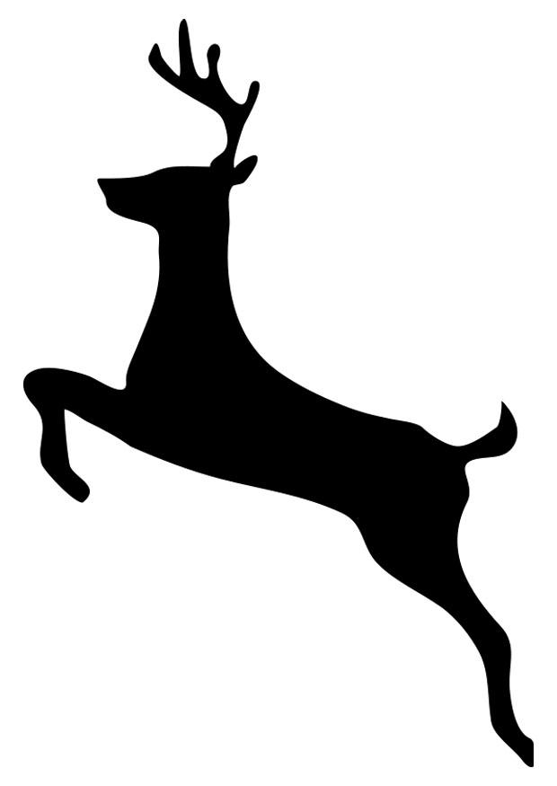reinsdyr Fargeleggingsbilde reinsdyr