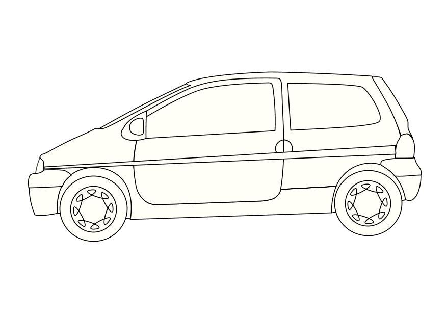 Fargeleggingsbilde renault twingo