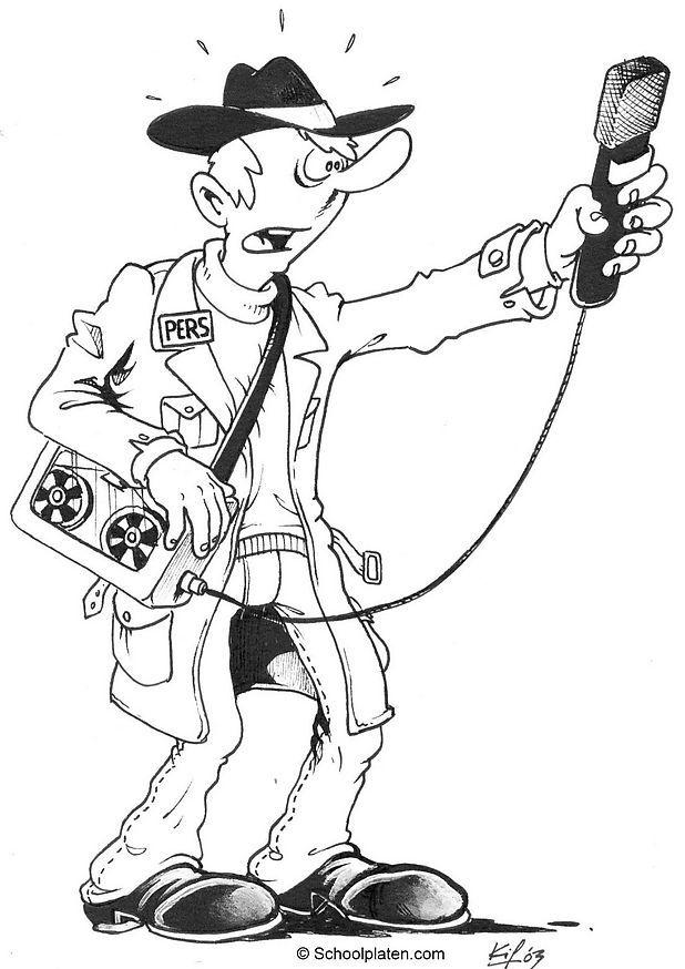 Fargeleggingsbilde reporter