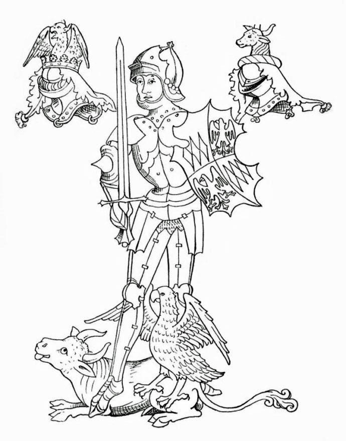 Fargeleggingsbilde richard neville, hertug av warwick