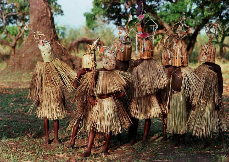 Foto rituale som begynner i malawi, afrika
