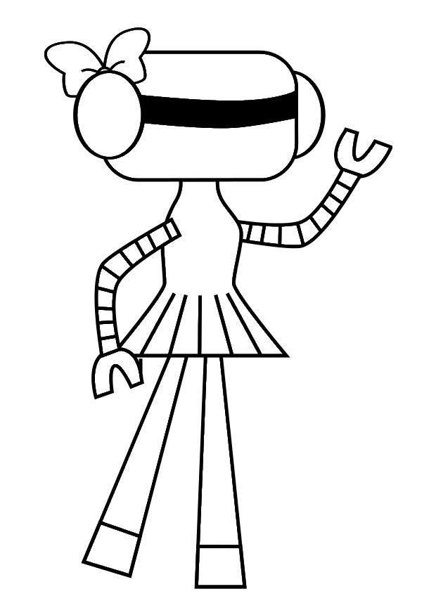 robot Fargeleggingsbilde robot