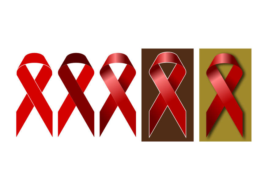bilde rA¸de bA¥nd verdens hiv-dag