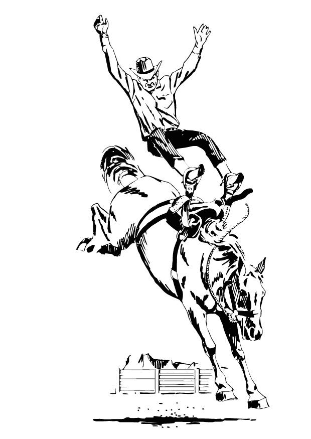 rodeo Fargeleggingsbilde rodeo