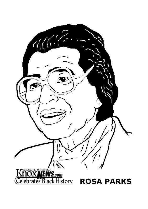 rosa parks Fargeleggingsbilde rosa parks