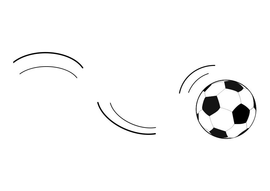 Fargeleggingsbilde rullende ball